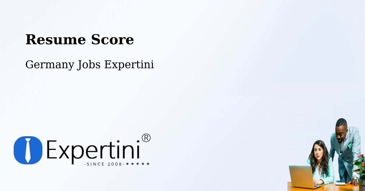 Resume Score & Job Description Match Tool – Erkner - Germany Jobs Expertini